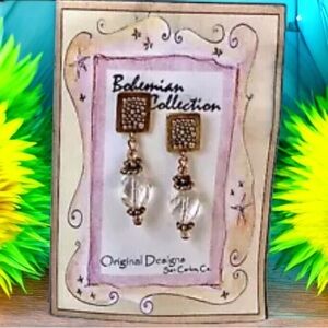 Original Designs Dangle Earrings Bohemian Collection Hand Crafted Beads new